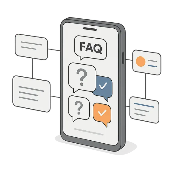 FAQ on mobile product delivery