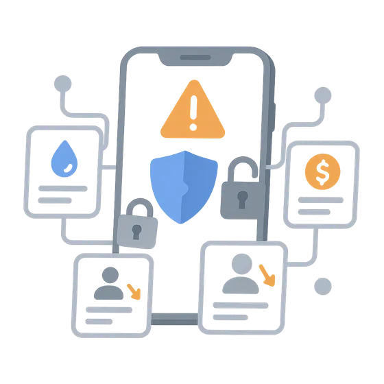 CRM/ERP security — encryption, backups, access control